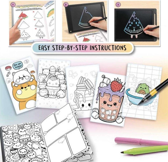 Kids Art Kawaii Academy Εργαστήριο Σχεδιασμού Lcd Tablet Σχεδίασης 117376 117376