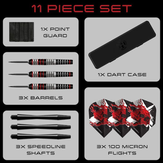 Harrows Heavy Metal Steeltip Дартс Черни