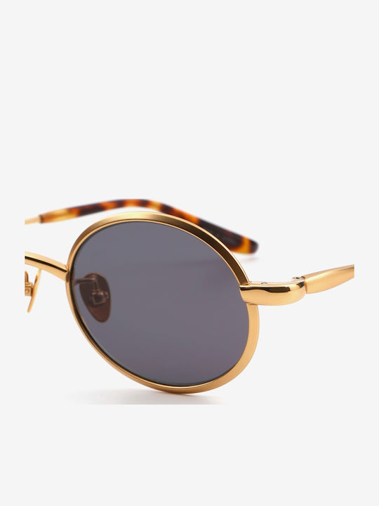 Projekt Produkt Men's Sunglasses with Brown Tartaruga Metallic Frame 476448