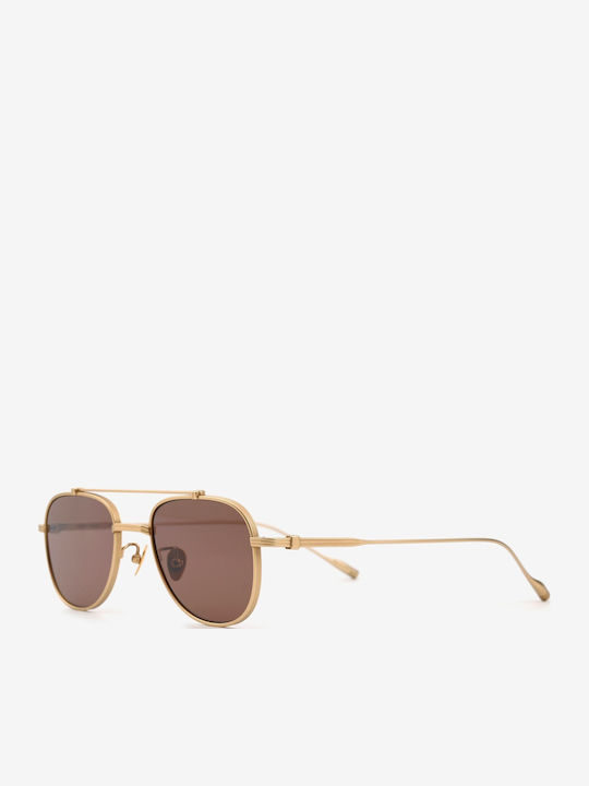 Projekt Produkt Gold Sunglasses with Metallic Frame