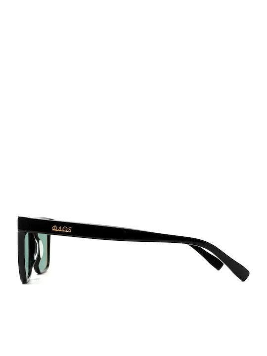 Faos Unisex Sunglasses with Black Horn-Rimmed Frame 501880