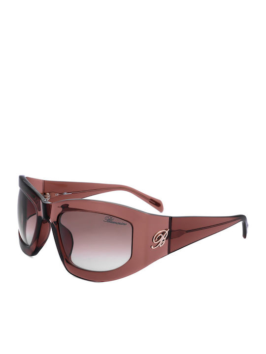 Blumarine Ochelari De Soare Burgundy Cu Cadrul Blumarine Ochelari De Soare Burgundy Cu Cadrul