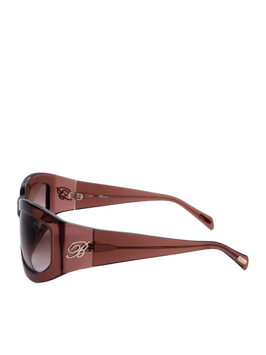 Blumarine Women Sunglasses with Burgundy Frame SBM802 0AAK