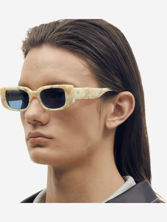 Projekt Produkt Men's Sunglasses with Beige Horn-Rimmed Frame 476400