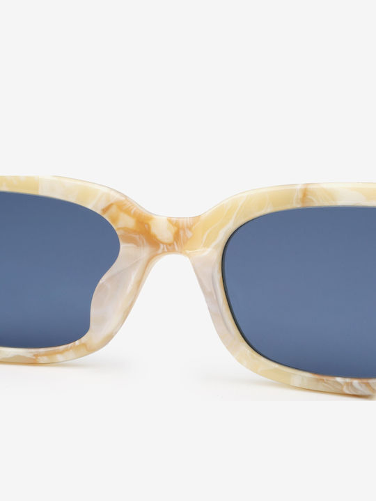 Projekt Produkt Men's Sunglasses with Beige Horn-Rimmed Frame 476400