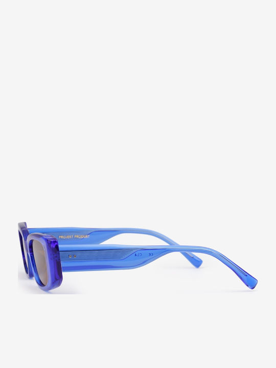 Projekt Produkt Men's Sunglasses with Blue Horn-Rimmed Frame 476399