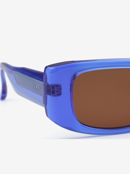 Projekt Produkt Men's Sunglasses with Blue Horn-Rimmed Frame 476399