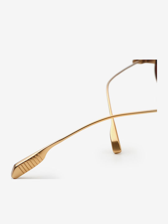 Projekt Produkt Unisex Sunglasses with Gold Metallic Frame 476439