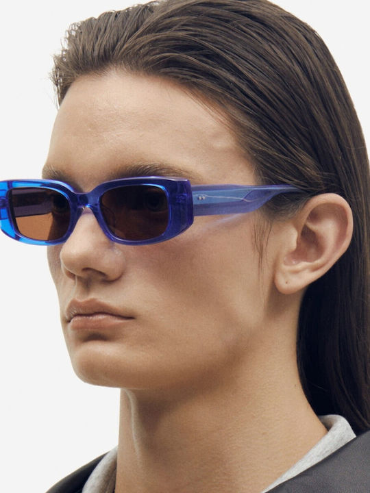 Projekt Produkt Men's Sunglasses with Blue Horn-Rimmed Frame 476399