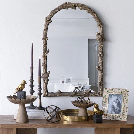 Artekko Solis Room Decorative Made of Metal 11.5x11.5x11.5cm