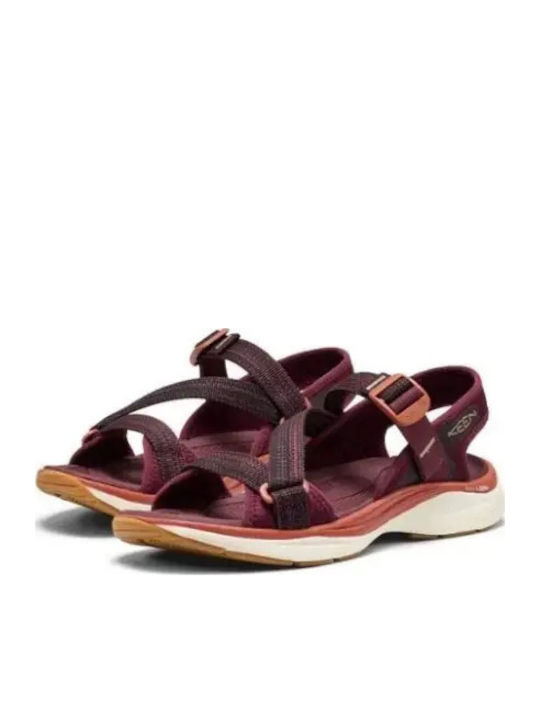 Women's Flat Sandals Sporty Red