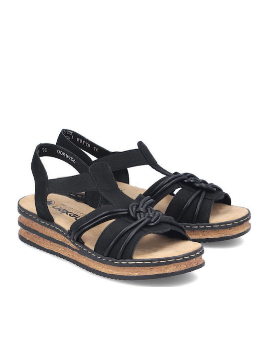 Sandale Casual Damă Negre