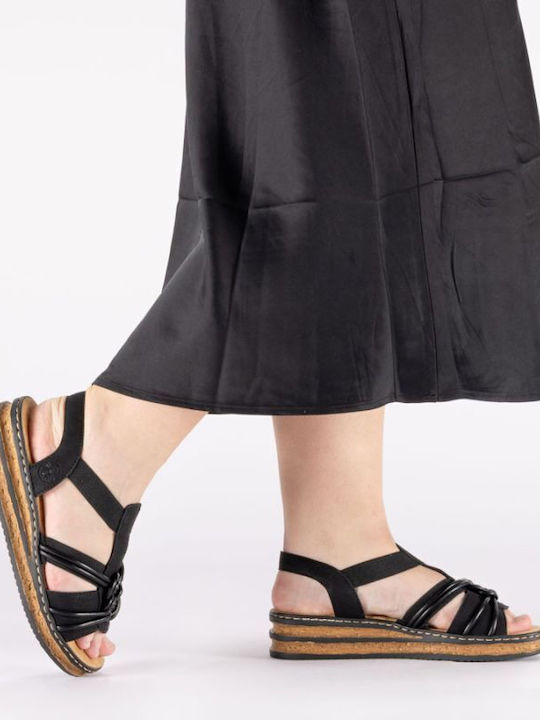 Sandale Casual Damă Negre