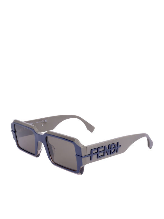 Fendi Unisex Γυαλιά Ηλίου με Μπλε Σκελετό FE40073U 50E