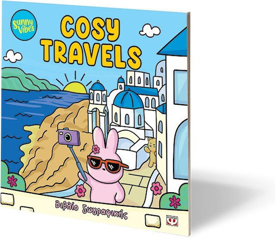 Sunny Vibes Cosy Travels - Colouring Book