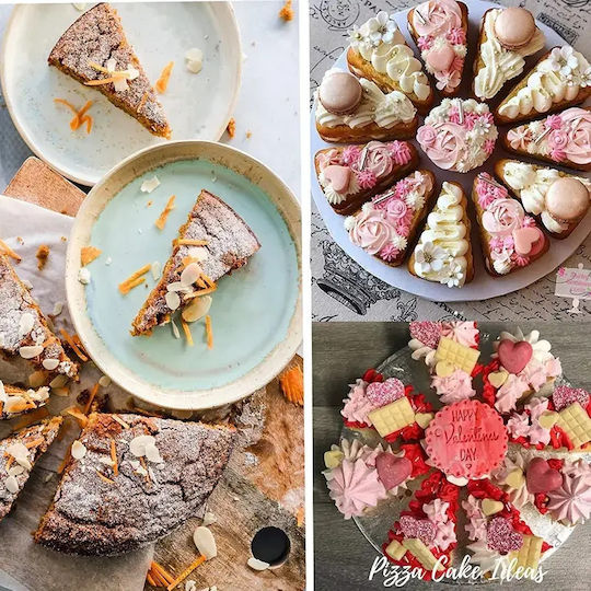 Pandaboo Форма за сладкарство за Торта Кръгла от Силикон 8 Позиции 6x9.8x4см
