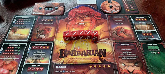 Extensie de Joc Dice Throne: Season One ReRolled Box 1 - Barbarian vs Moon Elf pentru 2-6 Jucători 8+ Ani (EN) Roxley