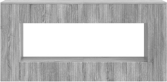 Consolă Din Lemn Gri M155xL29xÎ74cm