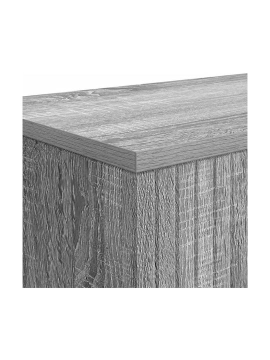 vidaXL Konsolentisch Aus Holz Grau M155xB29xH74cm