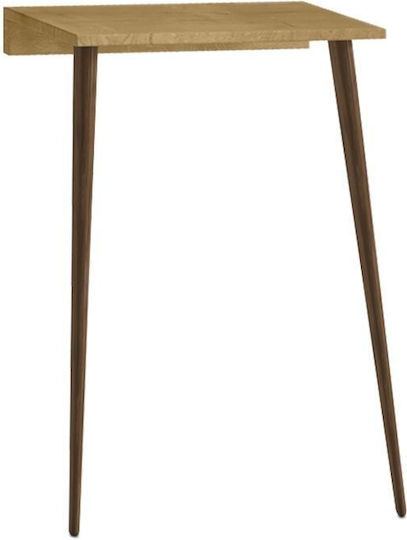 Wooden Console Sapphire Oak L60xW22xH77cm