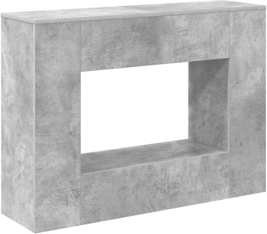 Wooden Console Gray M101xW29xH74cm