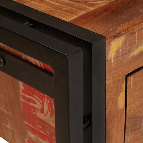 Solid Wood Console Table Colorful L200xW33xH75cm