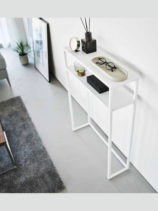 Tower Console Metal White L60xW18.2xH80.2cm