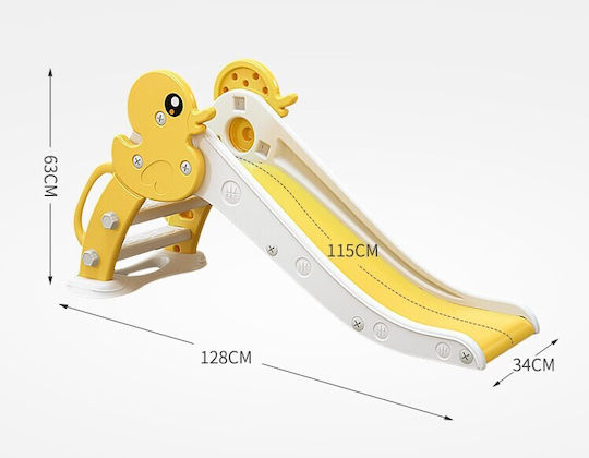 Moni Slide Little Duck 128x34x63cm. Yellow