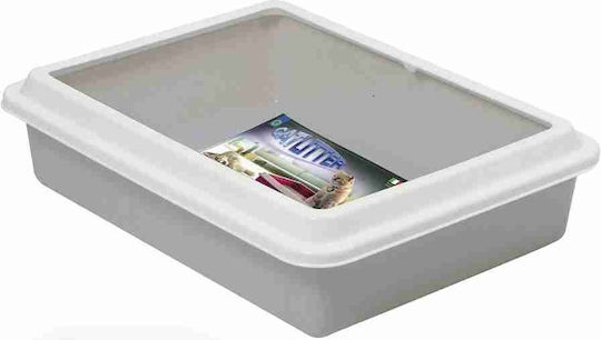 Georplast Max Котешка Тоалетна Сив М43.5 x Ш34 x В11см