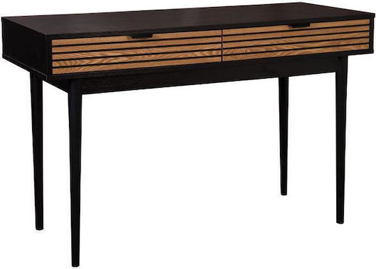 Brooklyn Wooden Console Table Black-natural L100xW35xH80cm