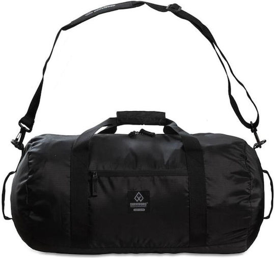 Survivors Military Pouch Black 45lt
