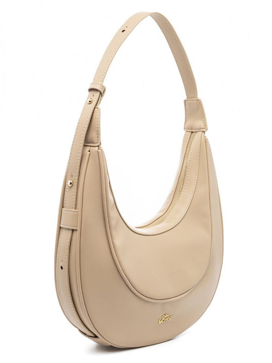 Damentasche Schulter Beige
