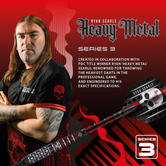 Harrows Ryan Searle Series 3 Дартс 90% Softip Черни