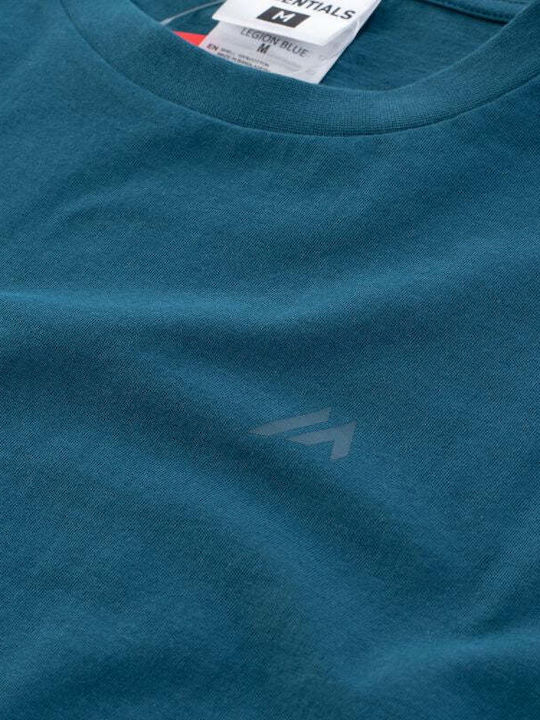 Herrenblusen Kurzarm T-Shirts Hellblau