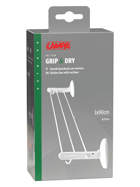 Lampa Hanging Clothes Drying Rack for Balcony 90cm