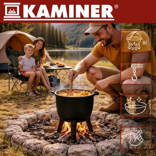 Kaminer Oală pentru Camping 8l