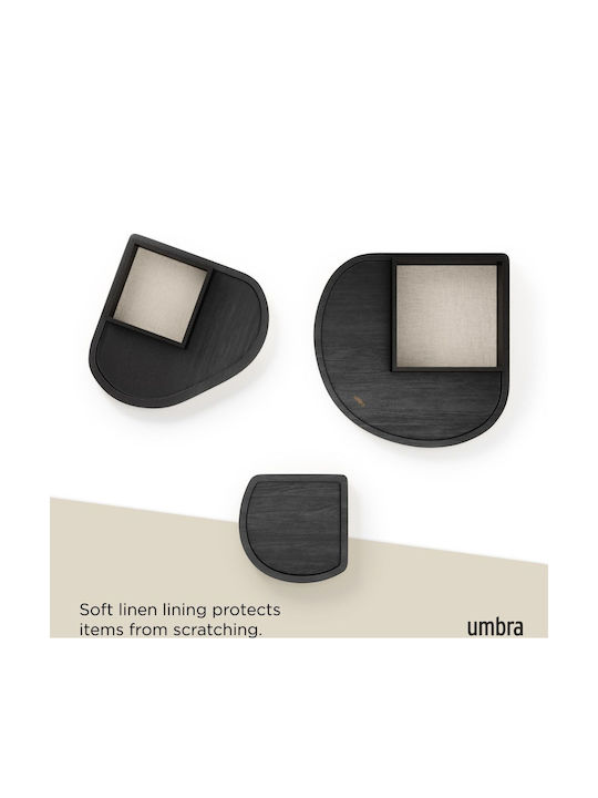 Umbra Κουτί Κοσμημάτων Μαύρο 21x14x10cm