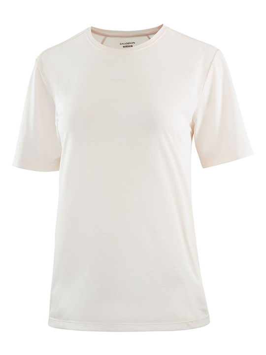 Shakeout Core Γυναικείο Αθλητικό T-shirt Fast Drying Λευκό