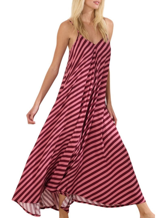 Summer Midi Dress Sangria