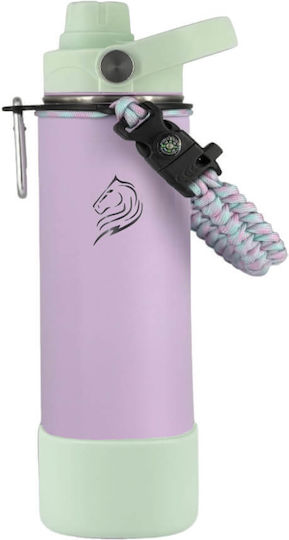 Cool'NMore Μπουκάλι Θερμός Ανοξείδωτο BPA Free 500ml Ανοξείδωτο με Καλαμάκι και Λαβή