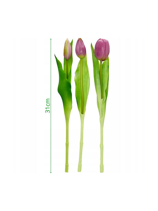 Μπουκέτο από Τουλίπα Μωβ 31cm Saska Garden