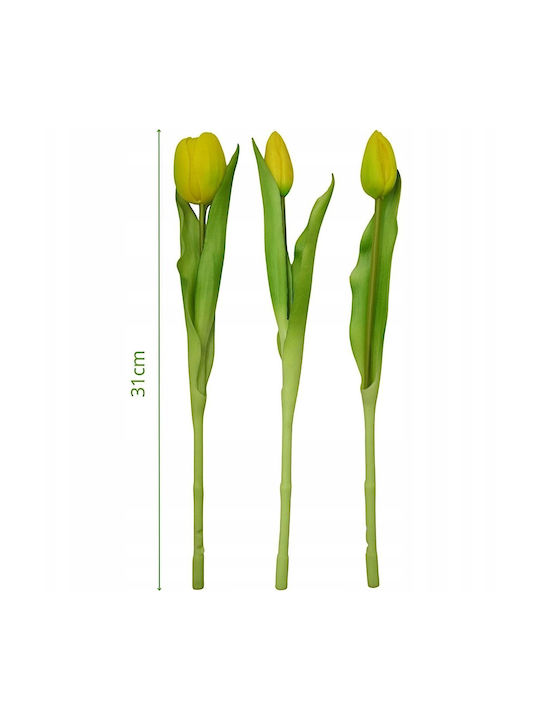 Bouquet of Yellow Tulips 31cm Saska Garden