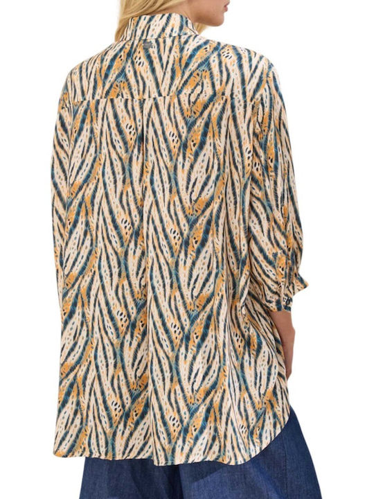 Long Sleeve Women's Shirt Cream