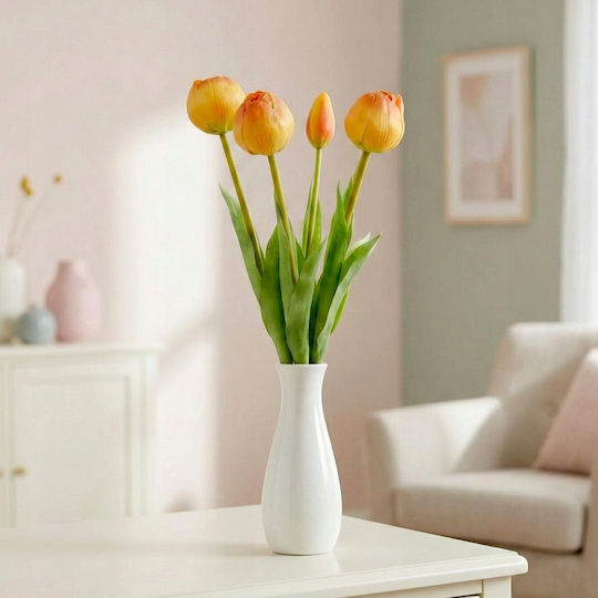 Blumenstrauß aus Pfingstrosen Orange 39cm Saska Garden