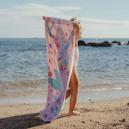 Little Dutch Beach Towel Dreamy Mermaid Multicolour 60x120