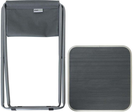 Enero Beach Chair Grey Waterproof 40x40x47cm