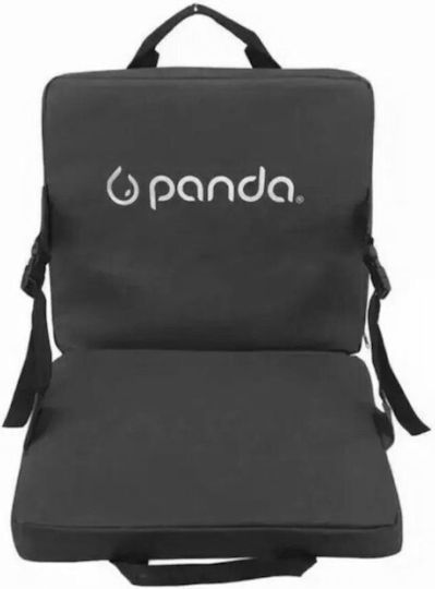Panda Scaun de plajă Negru 38x34cm