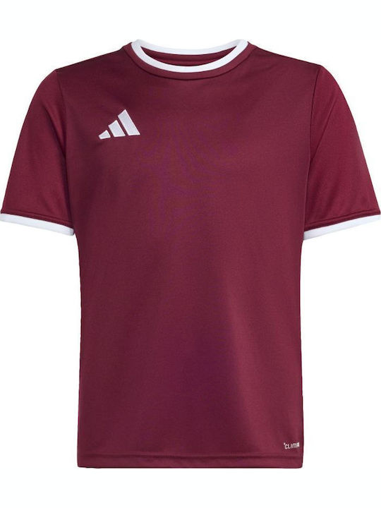 adidas Kids T-shirt Burgundy Entrada 26 adidas Kids T-shirt Burgundy Entrada 26