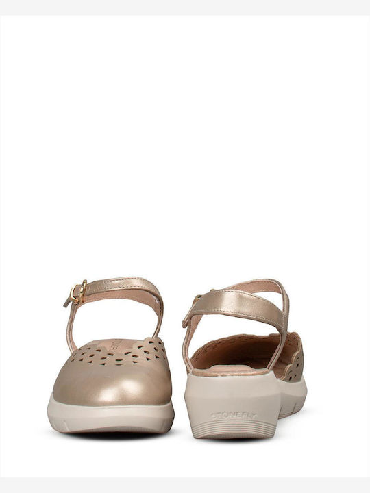 Women's Summer Gold Platforms