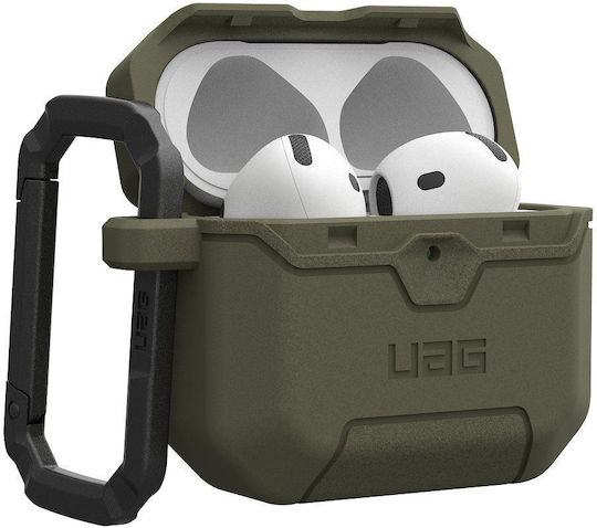 UAG Scout Silicone Case with Hook in Green for Apple AirPods 4